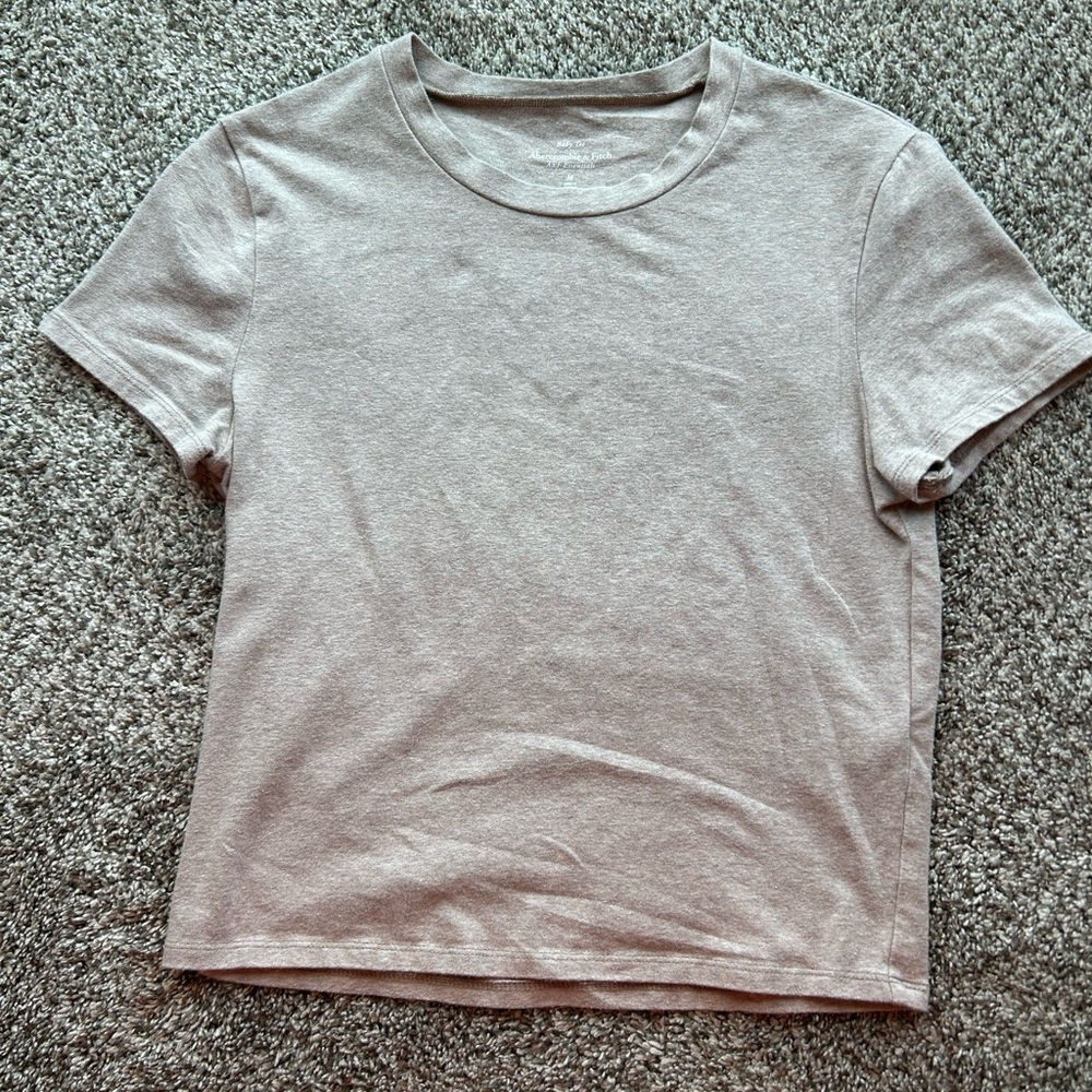 A&F Baby tee - heathered beige